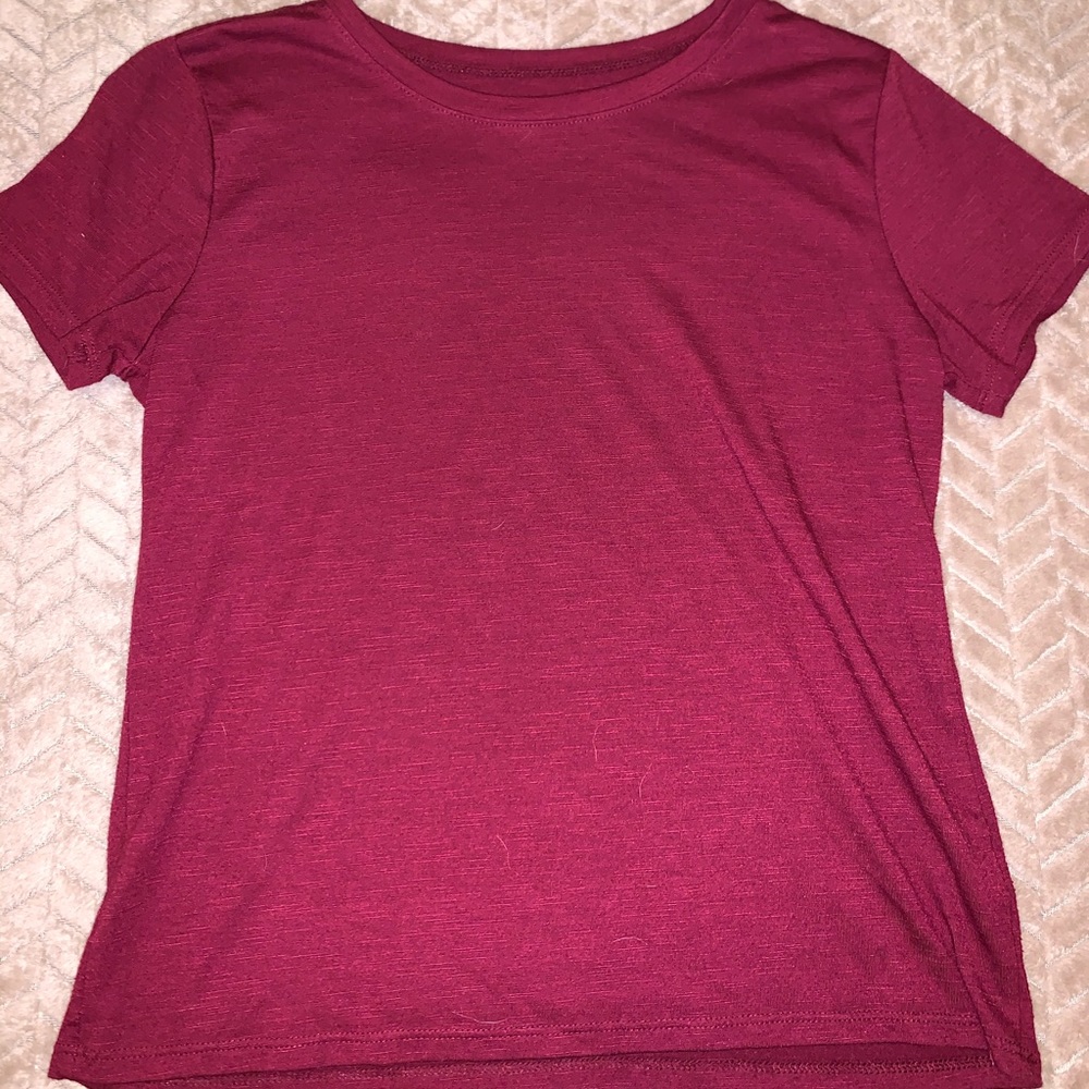 Basic Maroon T Shirt